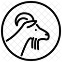Goat Farm Animal Icon