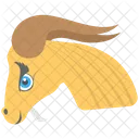 Capricorn Goat Astrological Icon