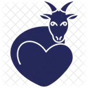 Goat Love Animal Icon