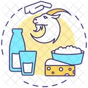 Goat milk cheese  Icon