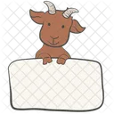 Goat On Board Board Presentation Icon