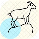 Goat On Rock Goat Rock Icon