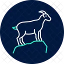 Goat on rock  Icon