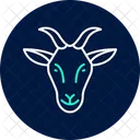 Goat with horns  Icon