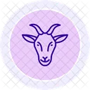 Goat With Horns Goat Horns Icon