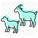 Goat With Kids Goat Kids Icon