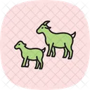 Goat With Kids Goat Kids Icon