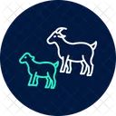 Goat with kids  Icon