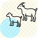 Goat With Kids Goat Kids Icon