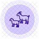 Goat With Kids Goat Kids Icon