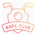 Gofl club badge  Icon