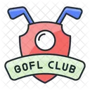 Gofl club badge  Icon