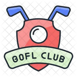 Gofl club badge  Icon