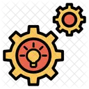 Zahnrad Zahnrad Einstellung Symbol