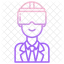 Goggles Man Vr Glasses Virtual Reality Icon