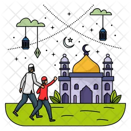 Going masjid  Icon