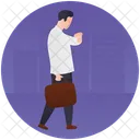 Going To Office Businessman Business Icon