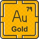 Gold Preodic Table Preodic Elements Icon