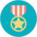 Gold Medal Star Icon