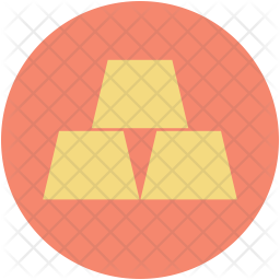 Gold Icon - Download in Flat Style