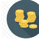 Gold Biscuits Coin Icon