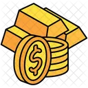 Gold Metal Finance Icon