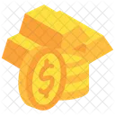 Gold Metal Finance Icon