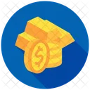 Gold Metal Finance Icon
