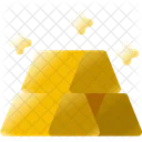 Precious Gemstone Gold Bar Icon