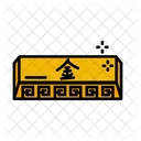 Gold Bar Ornament Wealth Prosperity Icon