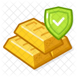 Gold Bar Safety  Icon