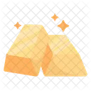 Gold Bars Bank Investment Icon