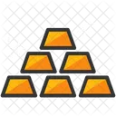 Ingots Bars Gold Icon