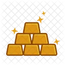 Gold Bars Stack  Icon