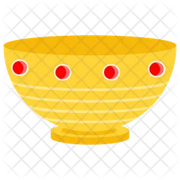 Gold Bowl  Icon