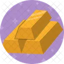 Gold Bricks Bullion Icon