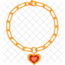 Bracelet Gold Chain Icon