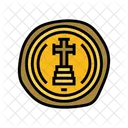 Gold Coin Byzantine Icon