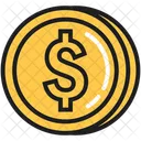 Gold Coin Finance Icon