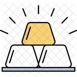Gold Cubes  Icon