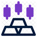 Gold Metal Bullion Icon