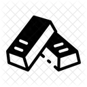 Gold Ingots Bricks Gold Bars Icon
