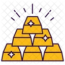 Gold Ingots Gold Bricks Gold Reserve Symbol