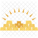Gold Ingots Gold Bricks Gold Reserve Icon