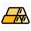 Gold Ingots Investment Wealth Icon