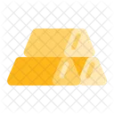 Gold Ingots Investment Wealth Icon