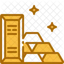 Gold Ingots Gold Bricks Gold Icon