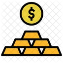 Goldingots Glod Goldbullion Goldbar Bank Icon