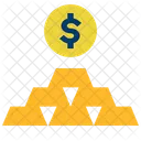 Goldingots Glod Goldbullion Goldbar Bank Icon
