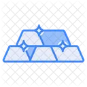 Gold Ingots Bars Icon